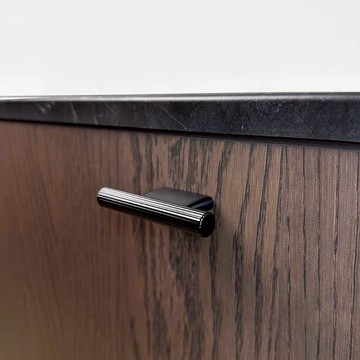 Hafele 鋅合金把手Swing 黑色