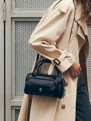 Knot Pocket Tote Bag_Black