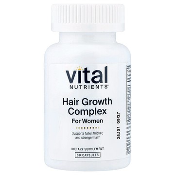 Vital Nutrients, 女性專用頭髮生長複合物，60 粒膠囊