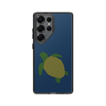 Galaxy S25 Ultra Clear 酷墨灰 - The Wildlife Collection 動物野境系列 - 肯氏龜 - 線條版