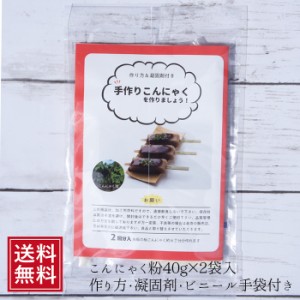 こんにゃく粉 1袋 メール便 お届け便 手作り用 送料込 国産 凝固剤付 コンニャク粉 ダイエット 乾燥 蒟蒻 粉末 ポイント消化 5298 お試し