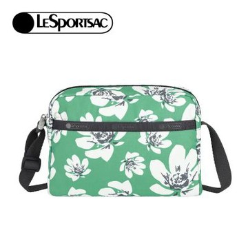 Lesportsac Daniella Crossbody 拉鍊斜背包 七夕浪漫購 送禮首選 女包-翠綠花園