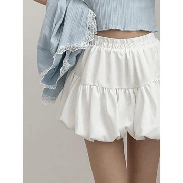 Codibook｜韓國 lipkko 優雅荷葉邊澎澎迷你裙 (3色)［預購］裙子 荷葉邊裙 女裝