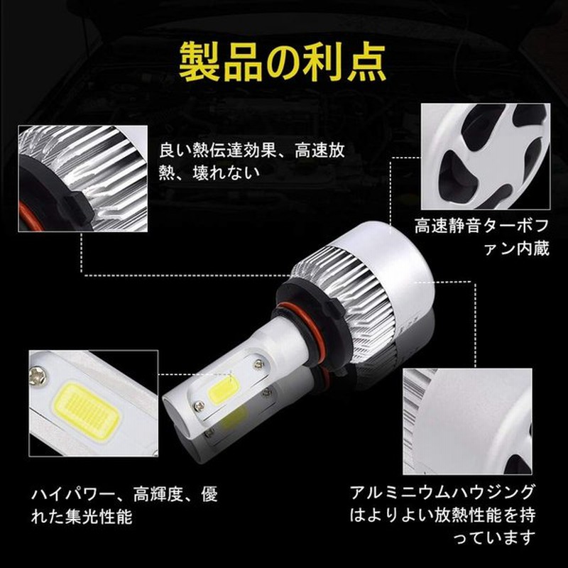 9005 Led 車用 ヘッドライト 電球 キット Safego 車検対応 8000ルーメン 高輝度 Cob チップ搭載 Ledバルブ 通販 Lineポイント最大0 5 Get Lineショッピング