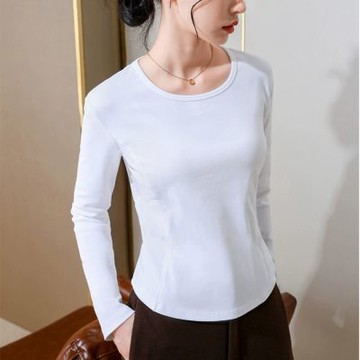 設計所在 專注內搭系列 方領長袖T恤(S-2XL可選)