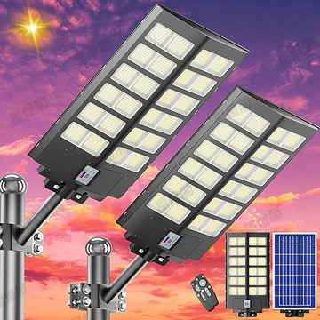 現貨✨太陽能路燈 高亮 加大 公路燈 人體感應 太陽能戶外燈 太陽能庭院燈 太陽能照明 300W 庭院燈