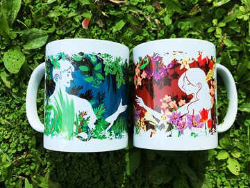 亞當夏娃馬克杯 對杯 福音禮品 結婚禮物