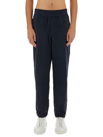 zegna jogging pants with logo