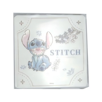 收納王妃 軟式珪藻土杯墊  10 x 10 x 0.5cm  花花史迪奇  2入