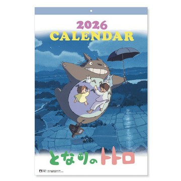 真愛日本 宮崎駿 吉卜力 龍貓 Tororo 小梅 小月 日本製 水彩掛曆 2026年 掛曆 月曆 壁掛曆