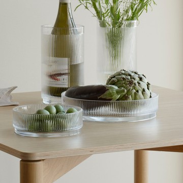 丹麥 Stelton  玻璃沙拉盤 - 23cm