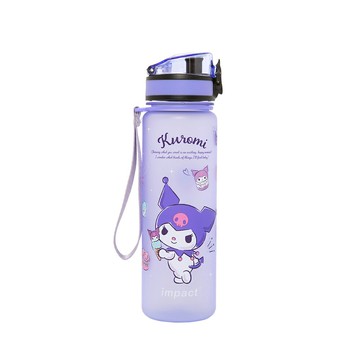 TRITAN 酷洛米 KUROMI 優質彈蓋提帶水壺 500ml 粉紫 H8269 (IMKUB01PL)