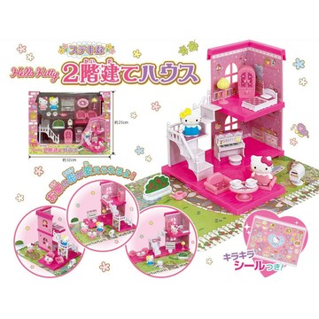 🍁【批發日本】現貨快出-電子發票 日本進口 三麗鷗 SANRIO 凱蒂貓 雙層洋房傢傢酒玩具 兒童節禮物 小女孩最愛🍁