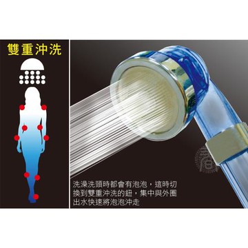 【水摩爾】三段增壓細水SPA蓮蓬頭 WM-001(1入)淋浴花灑 省水加壓 加壓蓮蓬頭 省水花灑