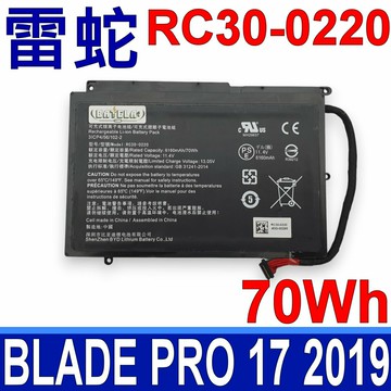 RAZER 雷蛇 RC30-0220 電池 BLADE PRO 17 2019 6160mAh 11.4V