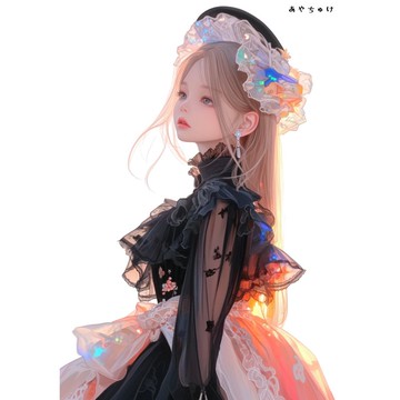 【3 月新品 1】07-117-0084 人物貼紙 透明感裝飾