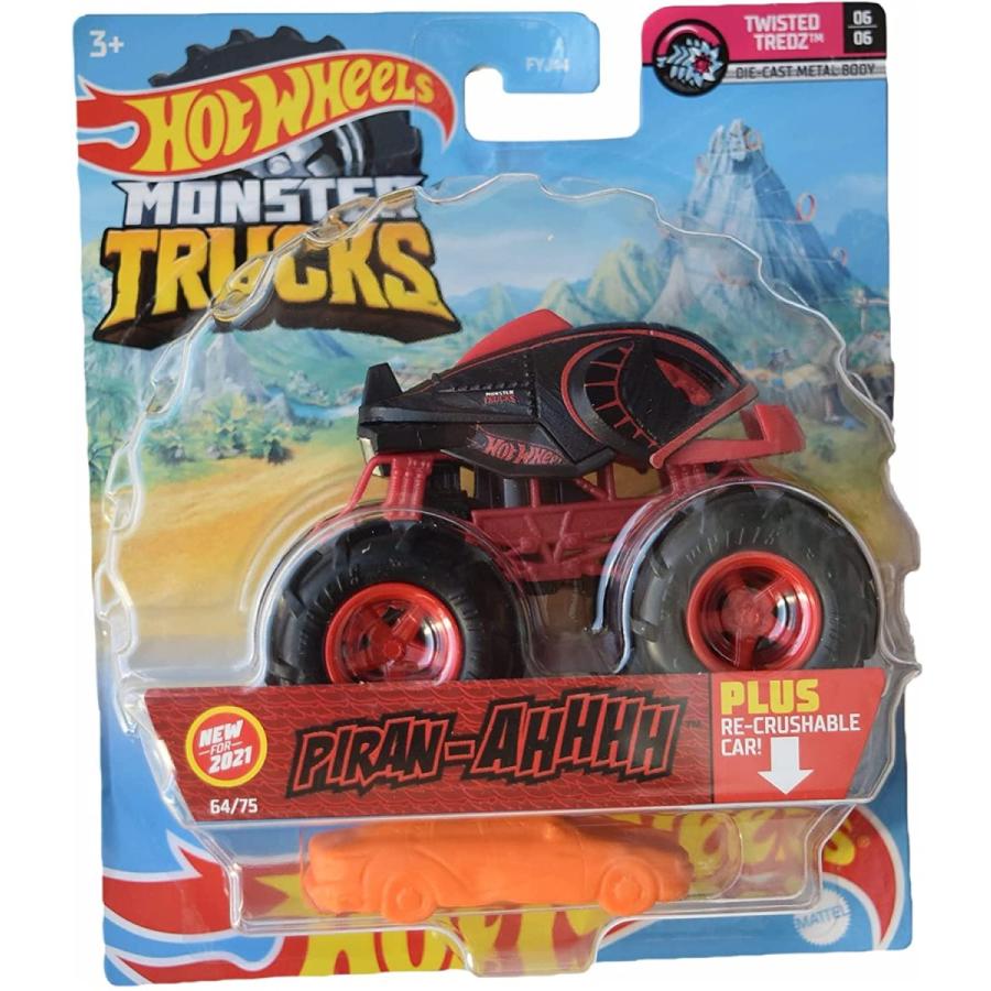 ホットウィール Hot Wheels モンスタートラック Piran AHHHH64 75