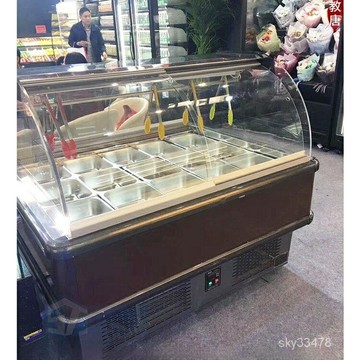 附發票 【專業客製】滷味展示櫃涼菜展示櫃風冷熟食櫃鹵肉涼菜展示櫃 涼菜熟食保鮮櫃 熟食櫃