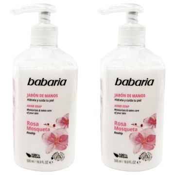 babaria 台灣公司貨 洗手液 玫瑰果油  500ml  2瓶