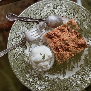 英式奶酥蘋果派Apple crumble | 附鮮奶油