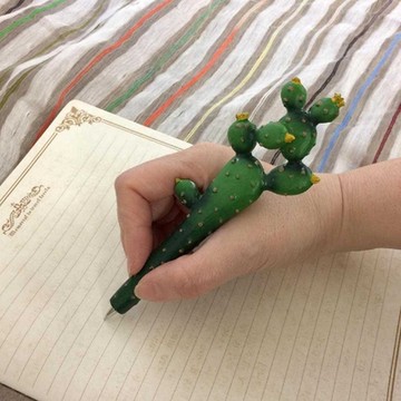 SPICE 日本雜貨 兩款 仙人掌原子筆 多肉植物