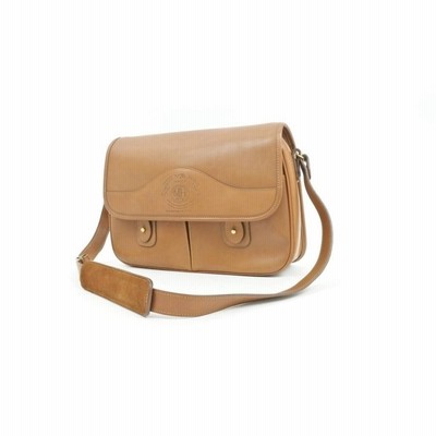 グルカ　Ghurka 焦茶　マネークリップ　未使用品 グルカ GHURKA No.76 PURSER MHロゴ フルレザーショルダーバッグ