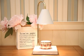 北歐風大理石融蠟燈-(定時款/調光款)