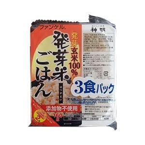 神明 ファンケル 発芽米ごはん (160g×3P)×8袋入×(2ケース)