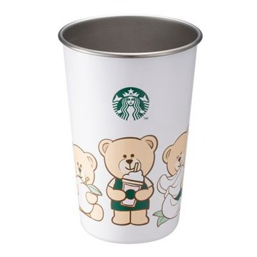 星巴克 蜜桃甜心冷變單層不鏽鋼杯