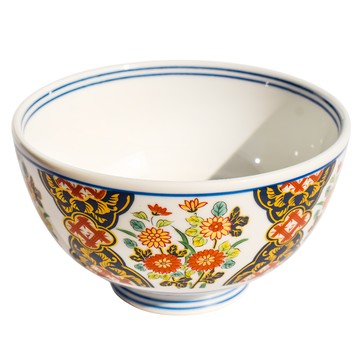 佐和陶瓷 有田燒清秀窯飯碗 13.3 x 7.5cm 500ml 日式陶瓷碗  1個  花卉圖案