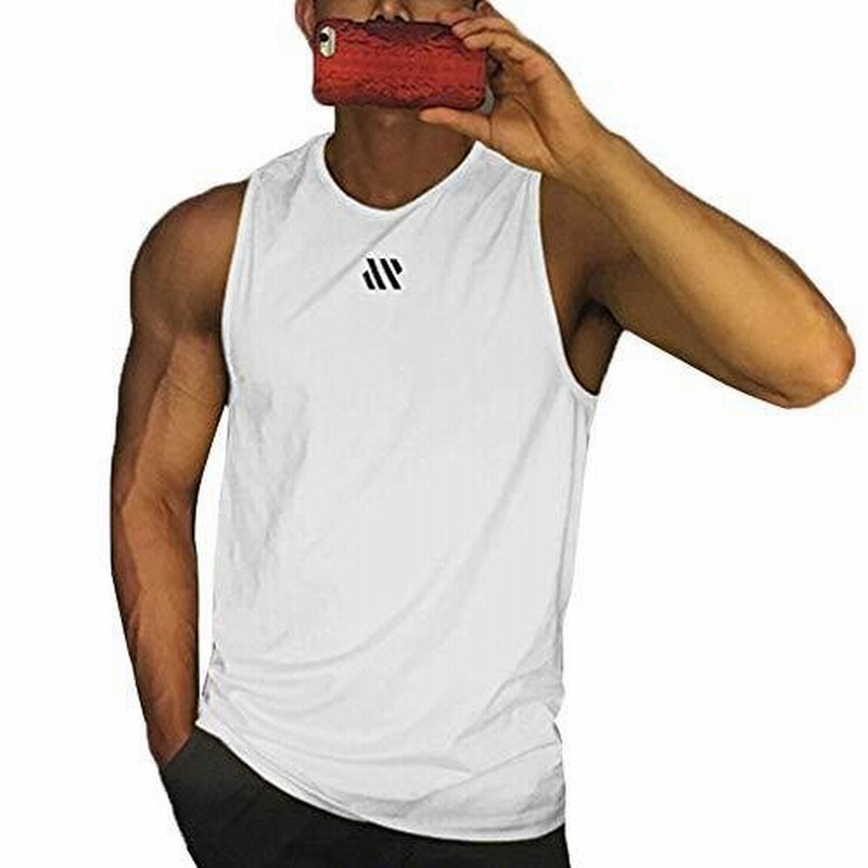 Wdfword メンズ タンクトップ トレーニング ノースリーブ フィットネスtシャツ 筋トレ スポーツインナー 袖なし スポーツウェア ボディビル 通販 Lineポイント最大0 5 Get Lineショッピング