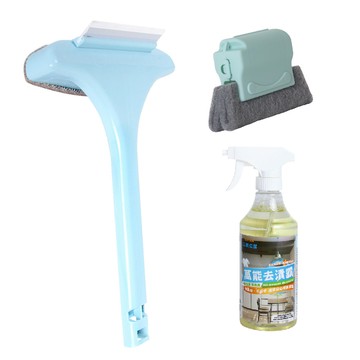 SUN SIN 三新立潔 AXIS 艾克思 Axis紗窗清潔刷 Set + Axis 窗戶溝槽清潔器 Set + 萬能去漬霸  1組  藍色