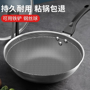 臺灣/現✨鍋具 不粘鍋 炒鍋 煎鍋 湯鍋 砂鍋不鏽鋼炒鍋蜂窩不粘鍋平底鍋炒菜鍋家用輕煙鍋具電磁爐燃氣竈通用