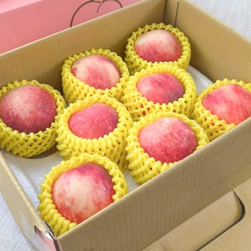 WANG蔬果 美國加州桃仙子水蜜桃大顆(8入禮盒_250g/顆)
