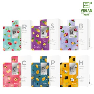 【下殺288】FRUDIA 鮮榨果汁肌 機能保濕面膜(水露狀精華劑型)-10片裝