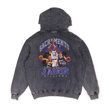 Mitchell & Ness BLING HOODIE JASON WILLIAMS 黑 帽踢 MNHO096R [台灣現貨]