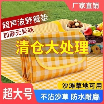 臺灣熱賣🔥野餐墊戶外隔熱防潮墊便攜春遊防水ins加厚野炊露營沙灘墊子草坪 BSDG
