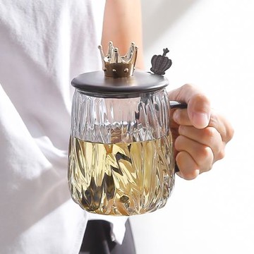 暖暖高級感辦公室咖啡耐熱玻璃杯