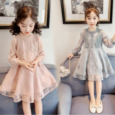 キッズワンピース 長袖 春秋 子供服 女の子 キッズワンピース レースワンピース チュニック 子供ドレス 結婚式 ジュニア ベビー服 通販 Lineポイント最大get Lineショッピング