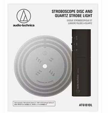 [5東京直購免運] Audio-technica AT6181DL 黑膠 唱片 唱盤 頻閃儀圓盤＋石英頻閃燈