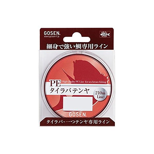 ゴーセン Gosen Peライン Pe タイラバテンヤ 210m 0 6号 5 5kg 12lb 3色分け Gl006 通販 Lineポイント最大0 5 Get Lineショッピング