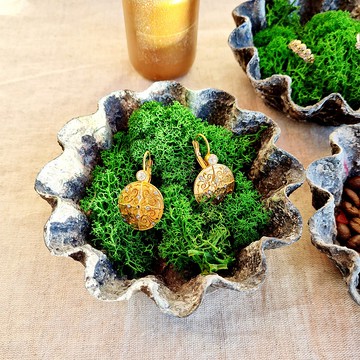 灰色小飾品盤 3 件套首飾盤 首飾收納 裝飾托盤 戒指托盤