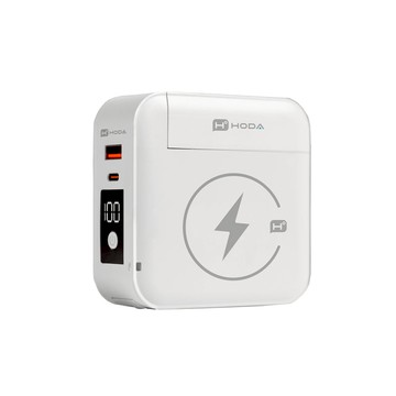萬磁王無線快充行動電源10000mAh 蘋果白