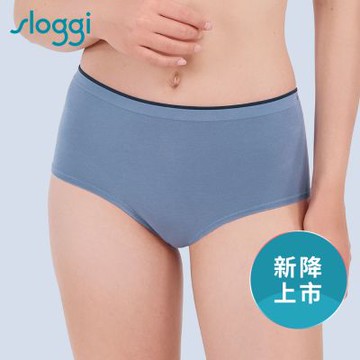 sloggi-GO SENSE 好感系列高腰小褲 灰藍