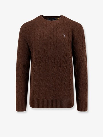 Wool and cashmere cable knit sweater - POLO RALPH LAUREN - gender_Man