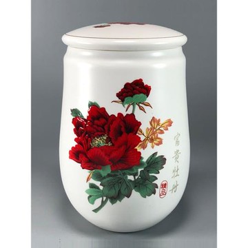 景德鎮茶葉罐陶瓷器大中小號茶罐密封罐儲存罐圓罐存儲密茶具茶缸