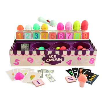 TOP BRIGHT 特寶兒 數字加減冰淇淋遊戲組 數學邏輯認知  1組