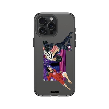 iPhone 15 Pro Max Clear 酷墨灰 - 航海王 One Piece - 角色系列-魯夫 vs 卡塔克利
