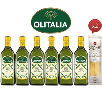 Olitalia奧利塔超值純橄欖油禮盒組(1000ml x 6瓶)