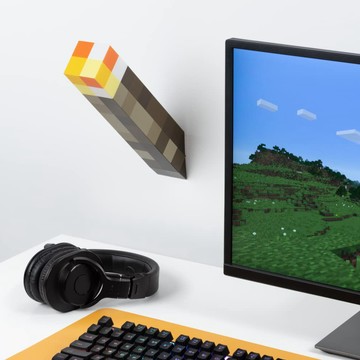 【Minecraft麥塊】Minecraft麥塊 雙照明模式 火把造型燈 小夜燈